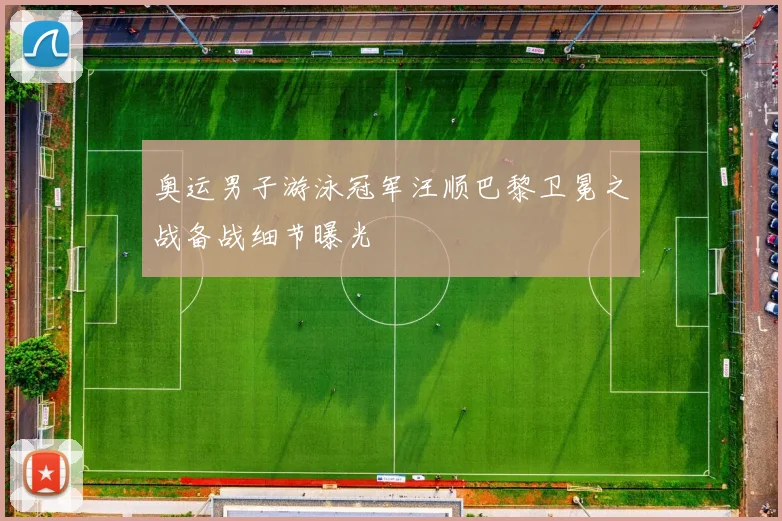 奥运男子游泳冠军汪顺巴黎卫冕之战备战细节曝光