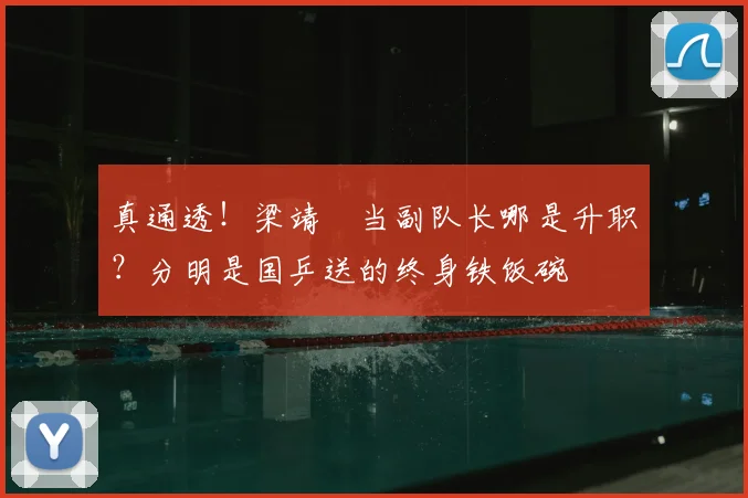 真通透!梁靖崑当副队长哪是升职?分明是国乒送的终身铁饭碗